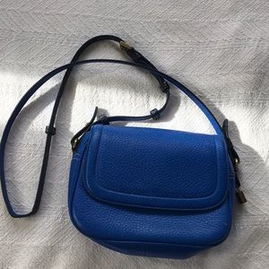 Blue crossbody bag